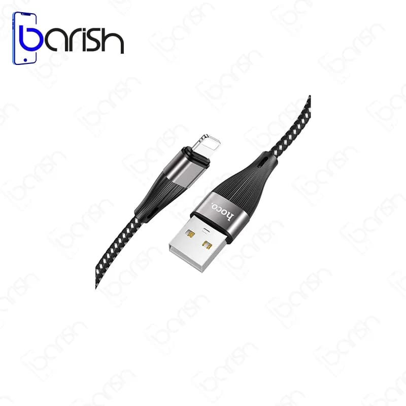 کابل دیتا و شارژ USB به لایتنینگ هوکو مدل X57 — تصویر ۲