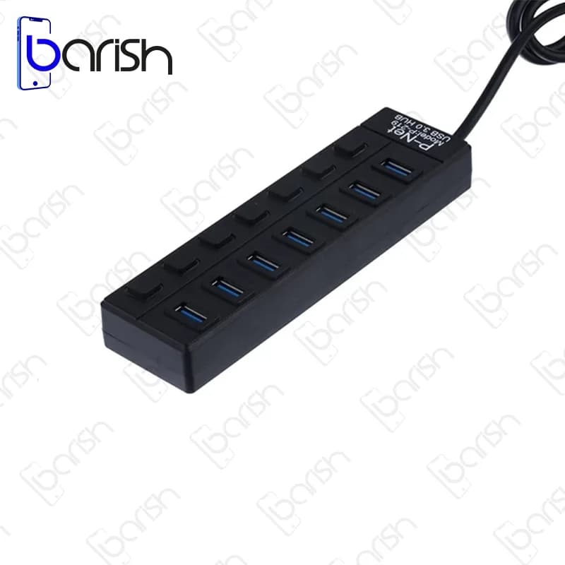 هاب 7پورت USB3.0 پی نت مدل P-219 — تصویر ۲