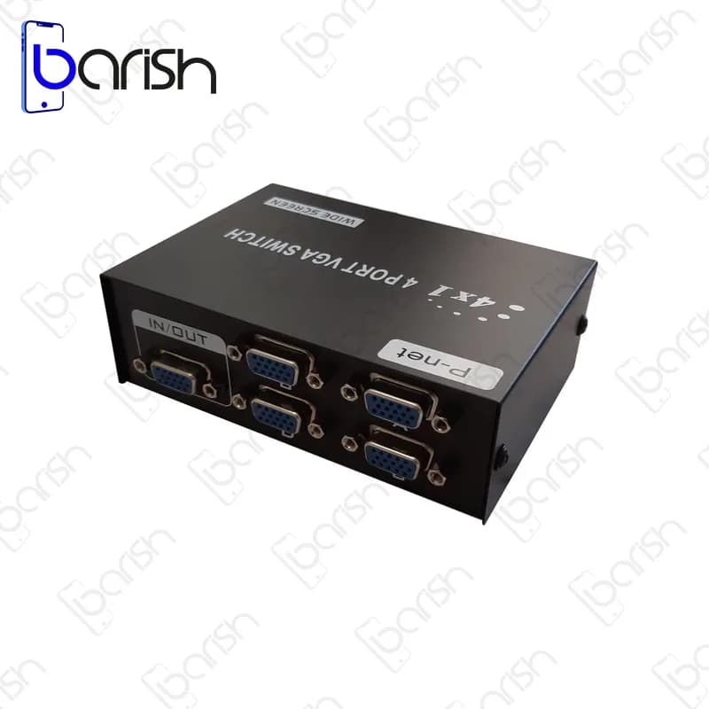 سوییچ 4 پورت VGA پی نت مدل VGA-15-4 — تصویر ۳