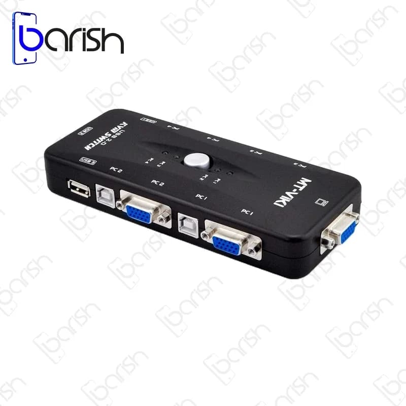 سوییچ KVM چهار پورت پی نت مدل 4UK