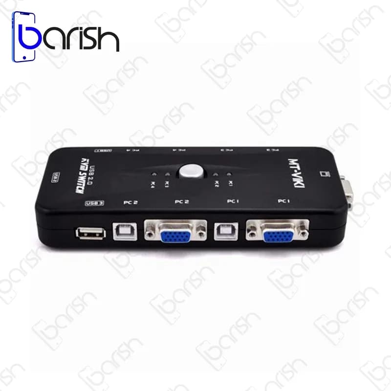 سوییچ KVM چهار پورت پی نت مدل 4UK — تصویر ۳