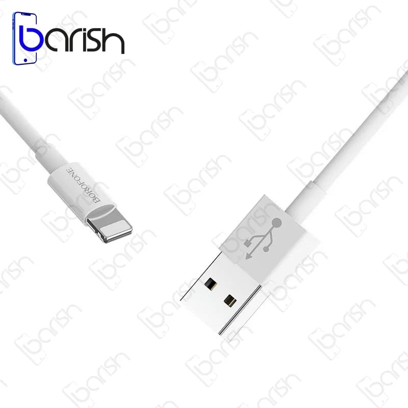 کابل دیتا و شارژ USB به لایتنینگ بروفون مدل BX22 — تصویر ۳