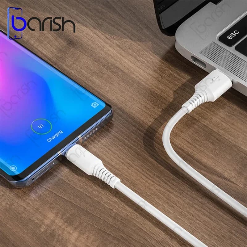 کابل شارژ USB به MicroUSB بروفون مدل BX47 — تصویر ۳
