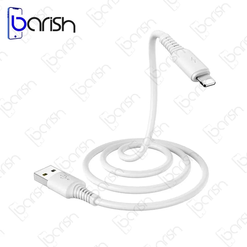 کابل دیتا و شارژ USB به لایتنینگ بروفون مدل BX47