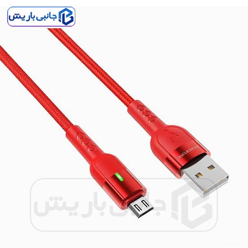 کابل دیتا و شارژ USB به Type-C بروفون مدل BU17 — تصویر ۳