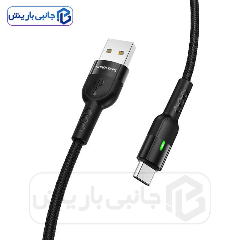 کابل دیتا و شارژ USB به Type-C بروفون مدل BU17 — تصویر ۴