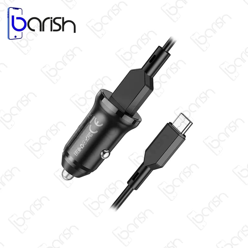 شارژر فندکی فست 18 واتی بروفون مدل BZ18 با کابل Type-C — تصویر ۲