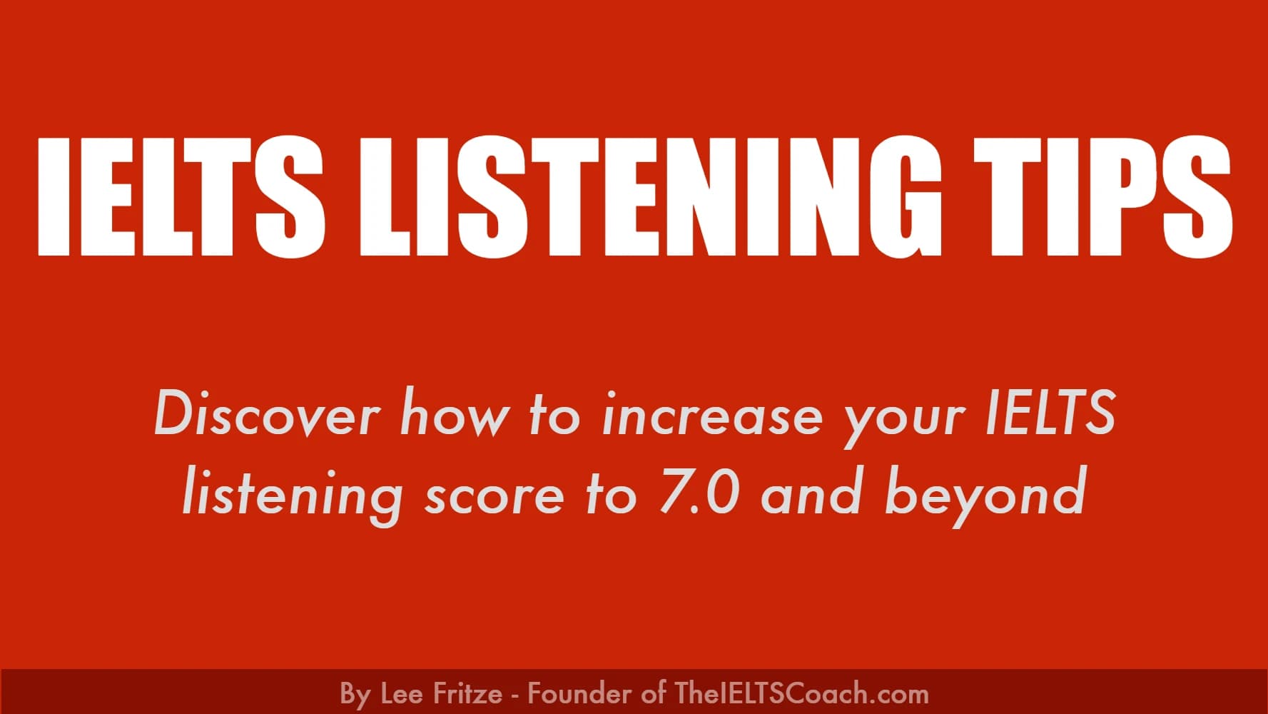 کتاب IELTS Listening Tips (نکات لیسنینگ آیلتس) نسخه انگلیسی PDF