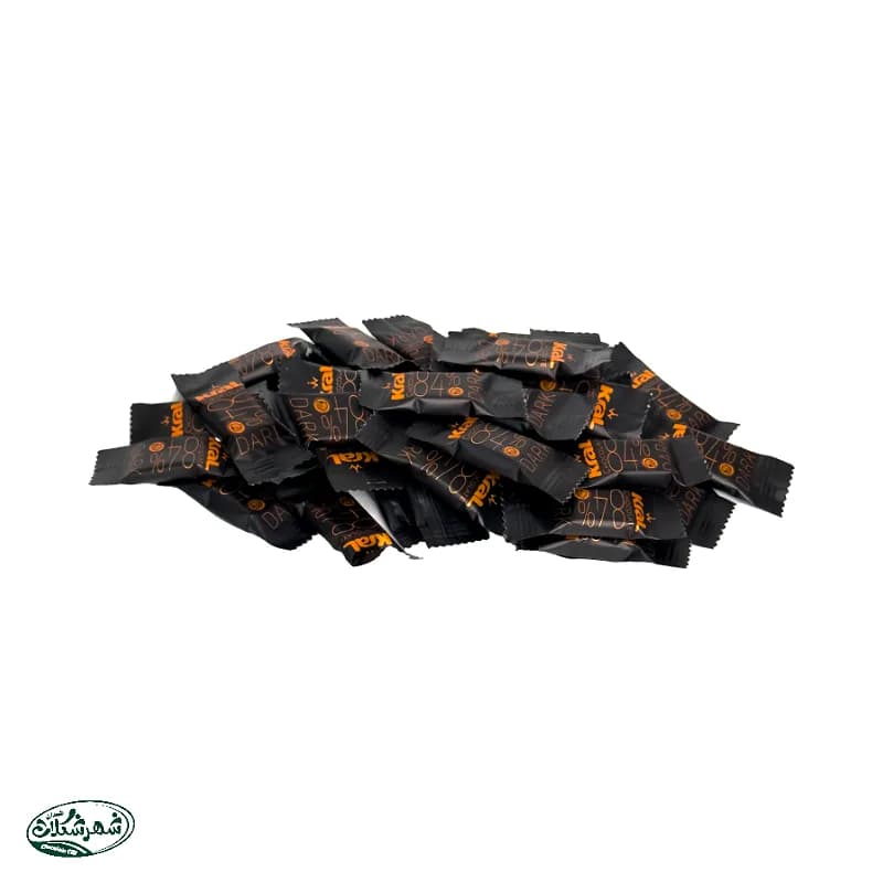 شکلات دارک سه گرمی 84%کرال