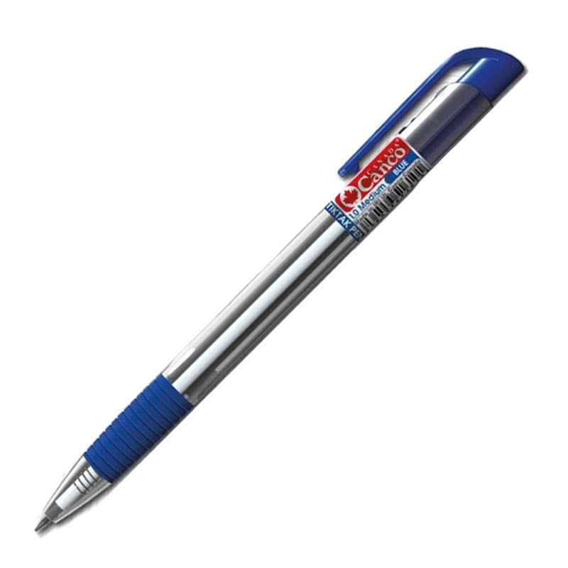 خودکار آبی فشاری کنکو Canco مدل تیک تاک (TIK TAK) با نوک ۱ میلی‌متر