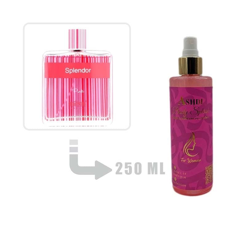 بادی اسپلش اسپلندور پینک-قرمز زنانه 250 میل | Splendor Pink for Woman 250ml