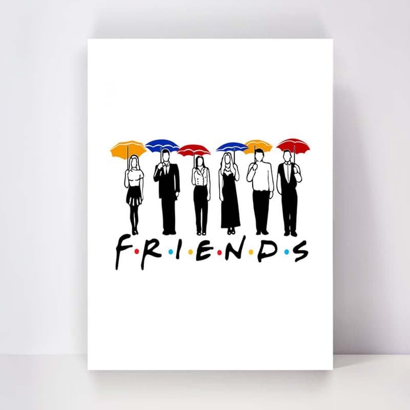 تابلو شاسی مدل Friends کد S-2151