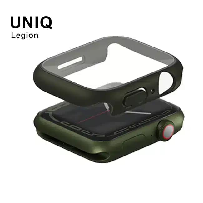 گارد و محافظ صفحه نمایش اپل واچ 41 و 45 میلیمتری یونیک Uniq Legion
