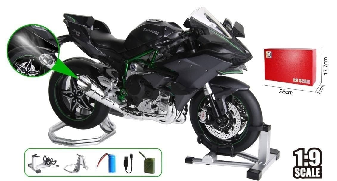 ماکت موتور Kawasaki Ninja H2R مقیاس 1/9دودزا 9/51