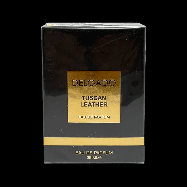 عطر مردانه دلگادو مدل Tuscan Leather – رایحه گرم، چرمی و لوکس مخصوص آقایان شیک‌پوش — تصویر ۲