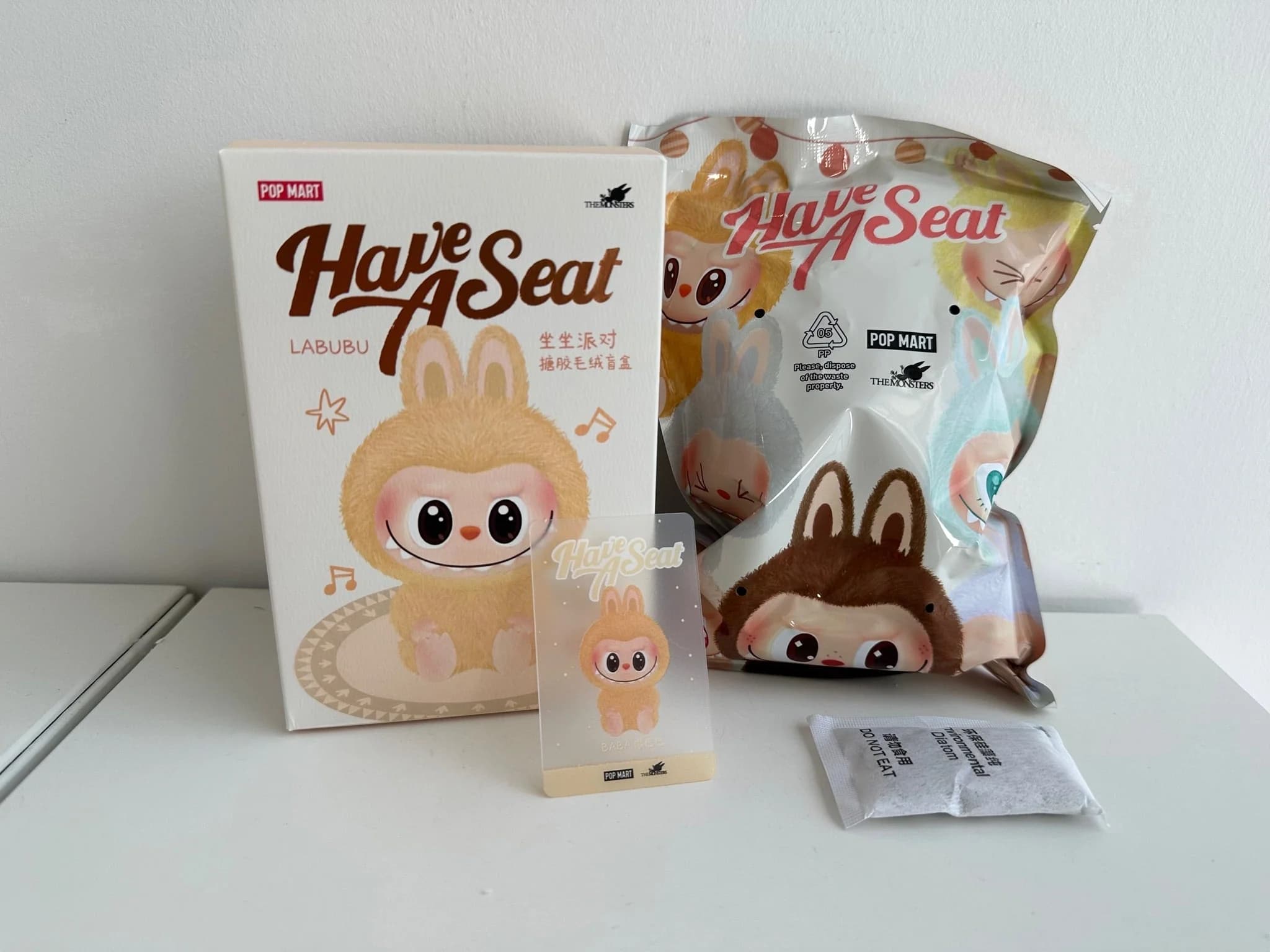 عروسک لابوبو لبوبو labubu- برند POP MART سری have a seat — تصویر ۵