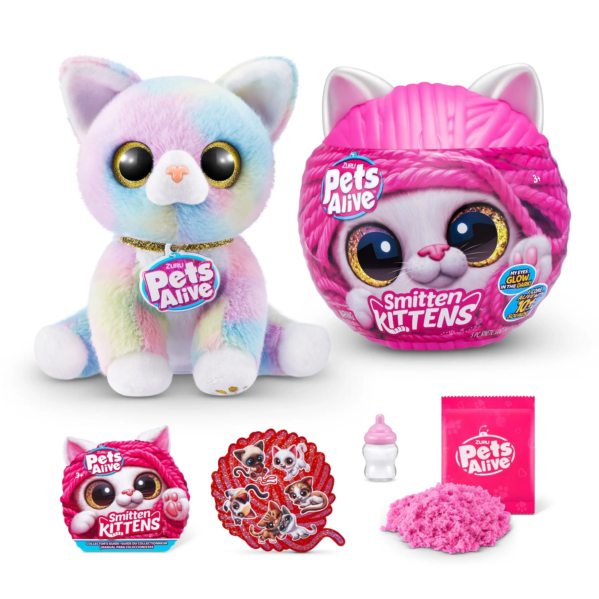عروسک سورپرایزی گربه Pets Alive مدل Smitten Kittens 9541