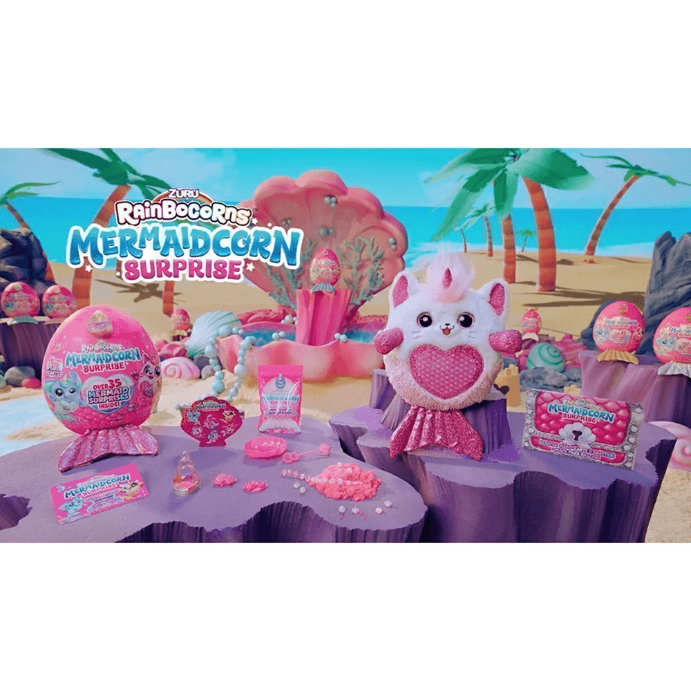 عروسک سورپرایزی رینبوکورنز RainBocoRns MermaidCorn zuru — تصویر ۷