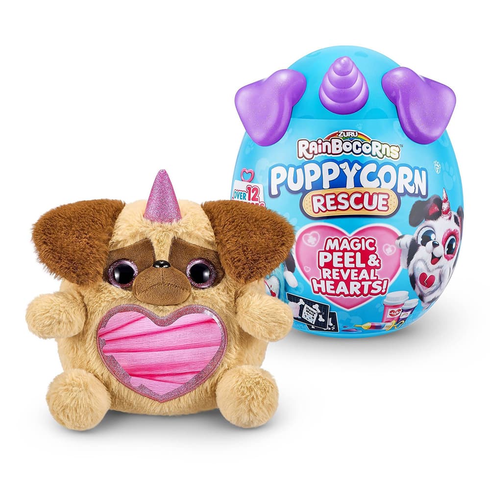 عروسک سورپرایزی رینبوکورنز RainBocoRns سری Puppycorn Rescue zuru — تصویر ۳