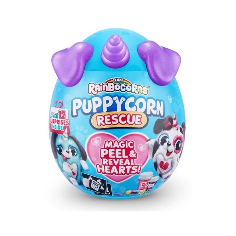 عروسک سورپرایزی رینبوکورنز RainBocoRns سری Puppycorn Rescue zuru — تصویر ۲