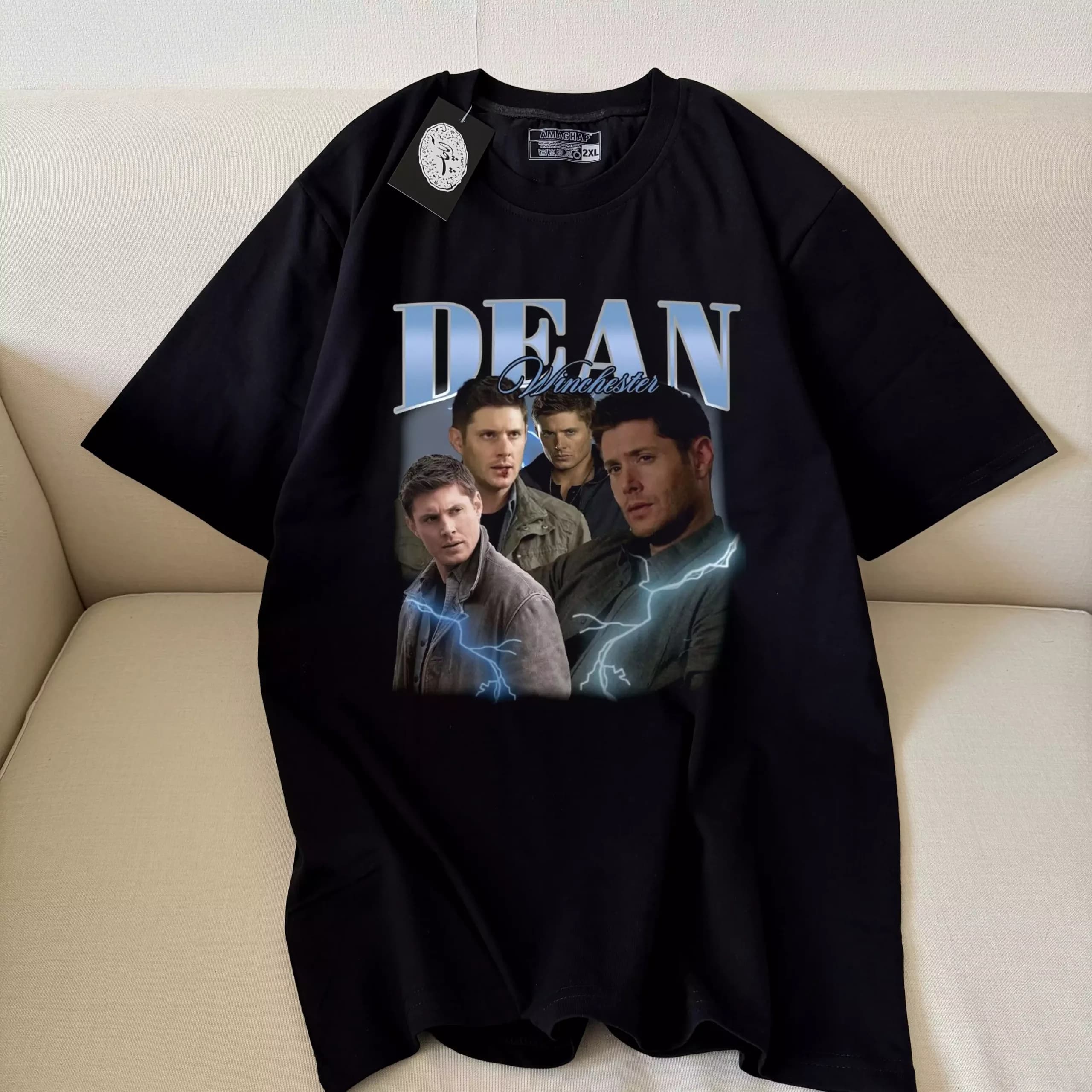 تیشرت نخ پنبه طرح Dean Winchester سوپرنچرال