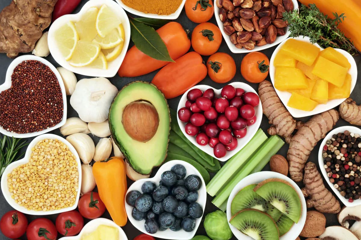 عکس استوک غذاهای سالم بدنسازی و تناسب اندام