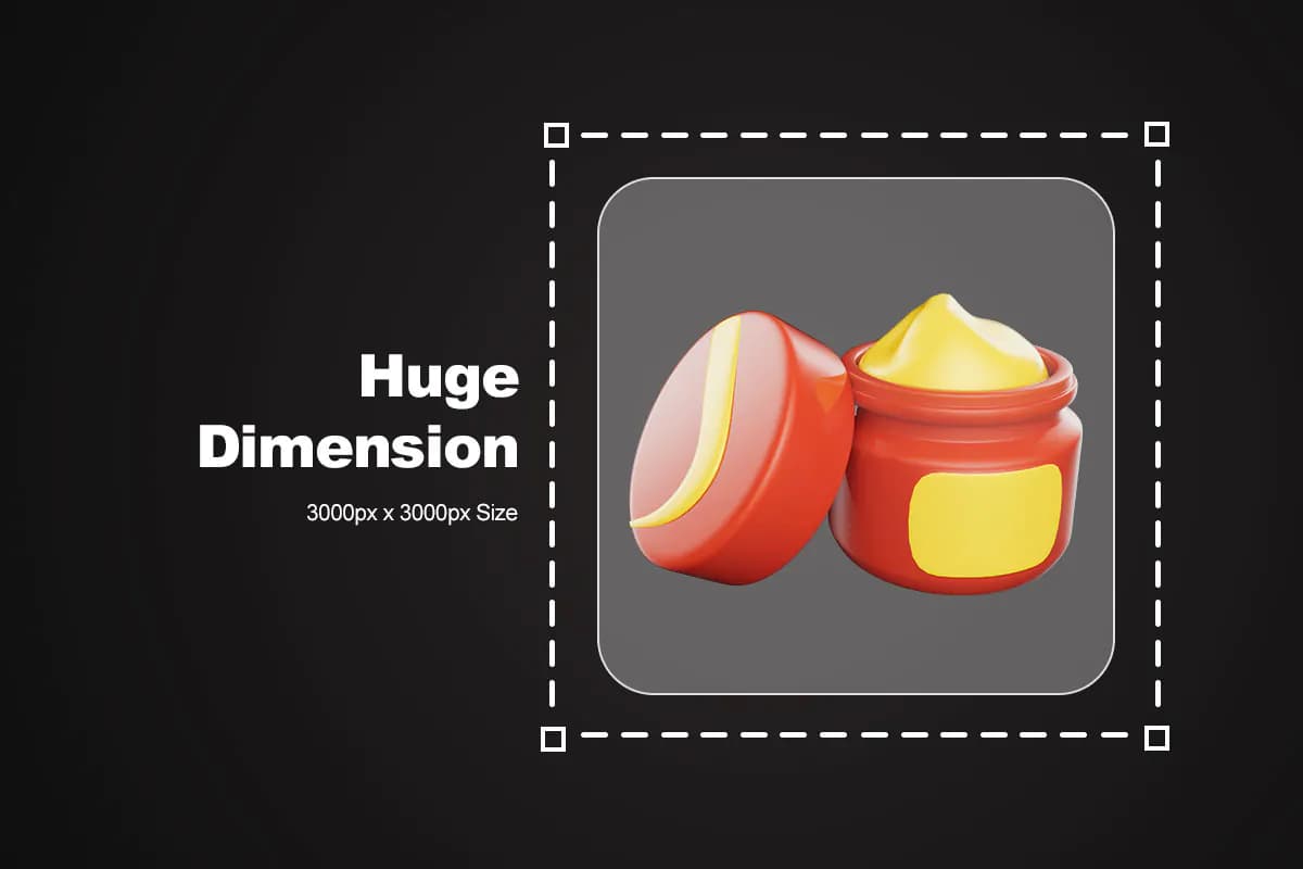 22 آیکون لوازم آرایشی و بهداشتی 3D — تصویر ۳