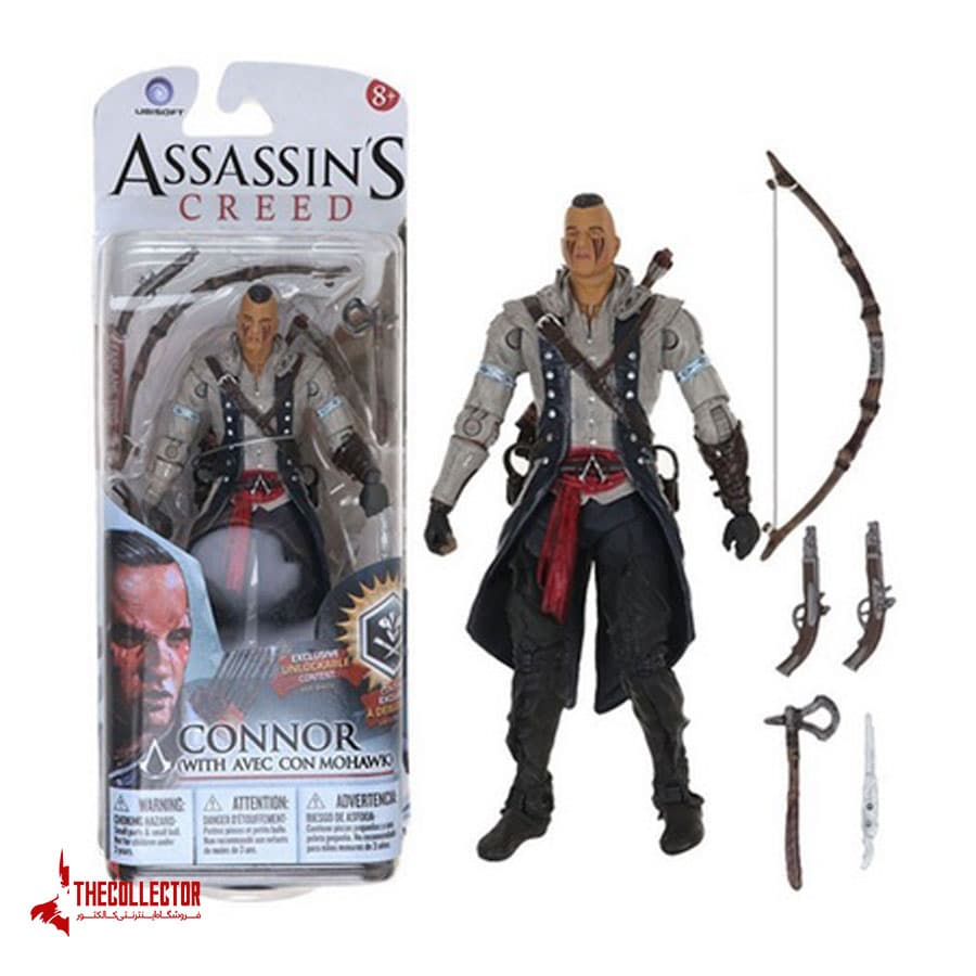 اکشن فیگور Connor | کانر | از بازی Assassins creed کد 2 — تصویر ۲
