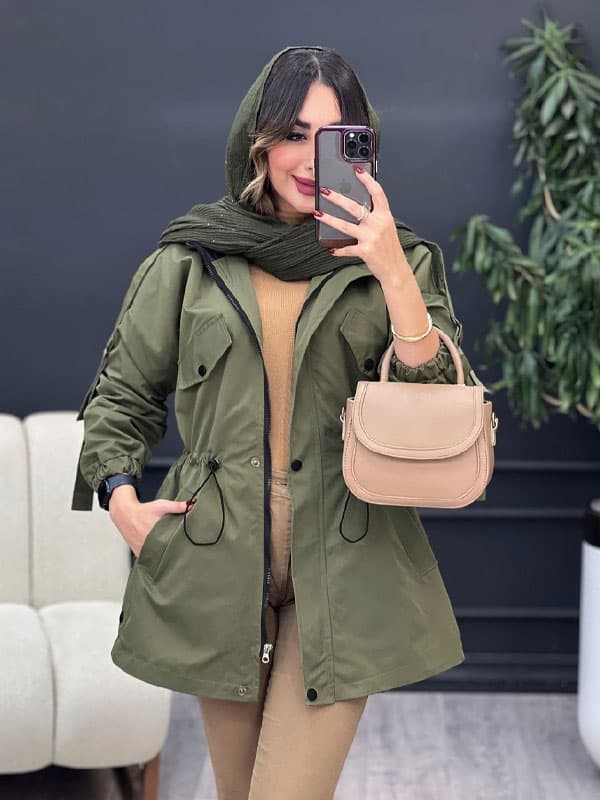 بارانی زنانه مدل هلیا — تصویر ۲