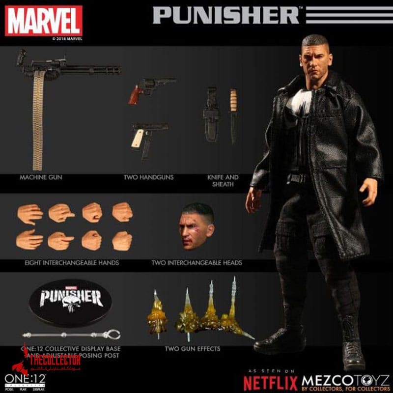 اکشن فیگور پانیشر | punisher | برند Mezco toys — تصویر ۷