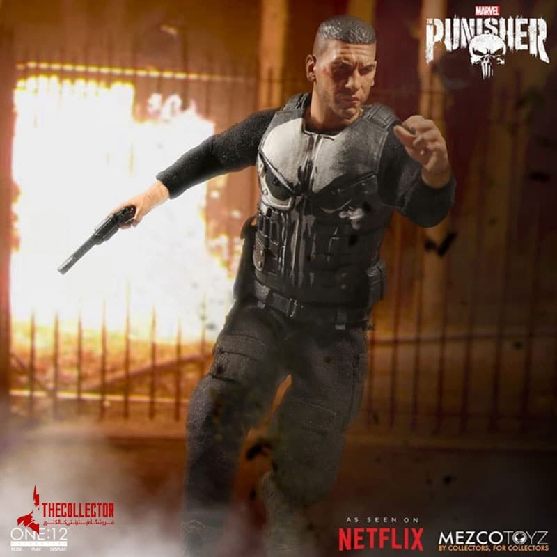 اکشن فیگور پانیشر | punisher | برند Mezco toys — تصویر ۳