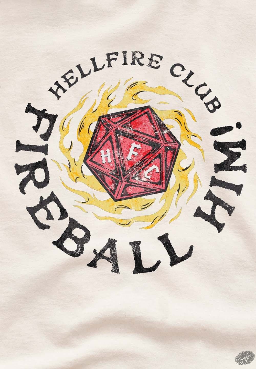 تیشرت هل فایر کلاب طرح FIREBALL HIM — تصویر ۳