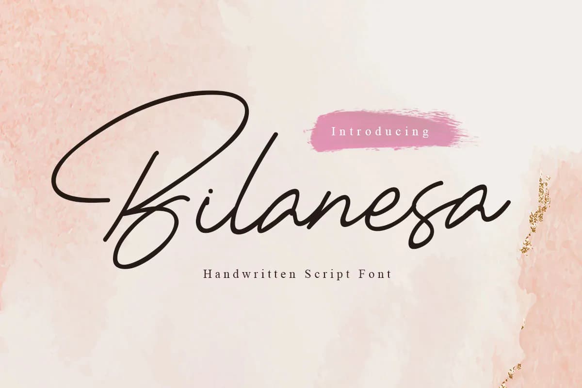 فونت سرهم نویسی Bilanesa