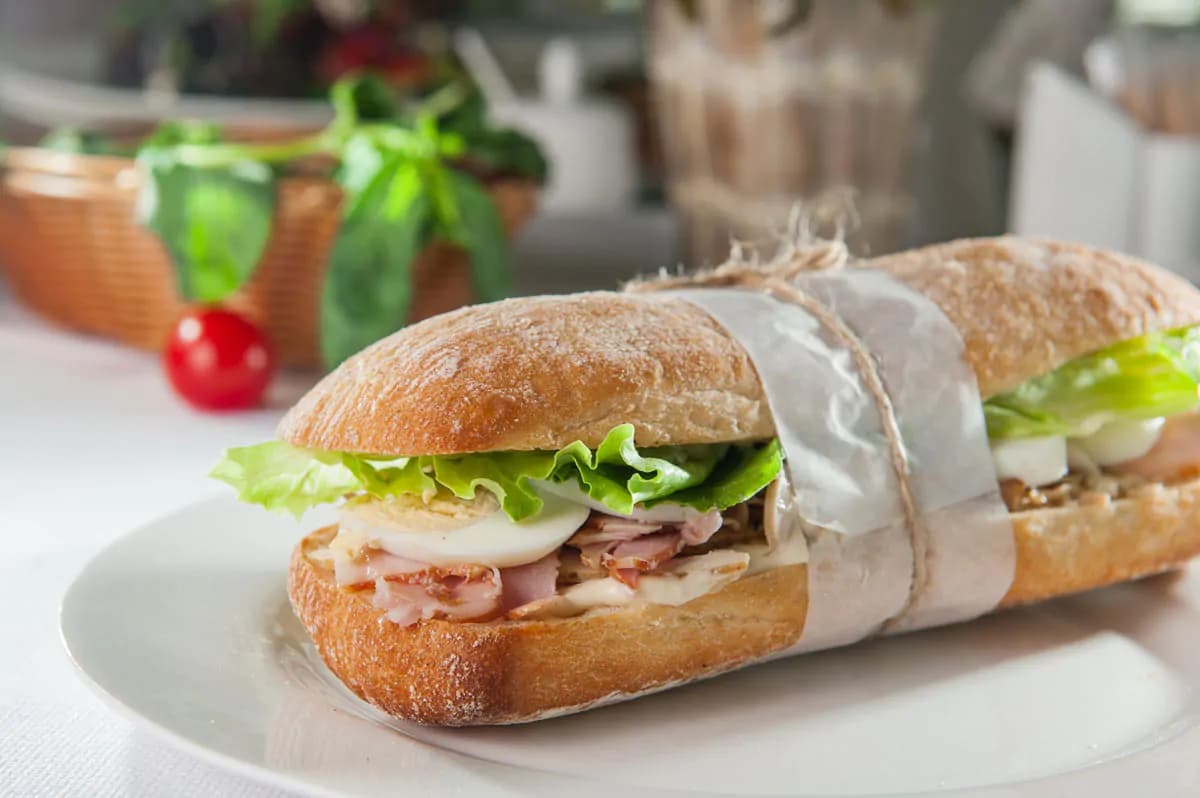 عکس استوک ساندویچ ژامبون
