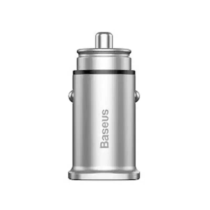 شارژر فندکی باسئوس مدل Square Metal PPS CCALL-YS01 Circular با توان 30 وات — تصویر ۵