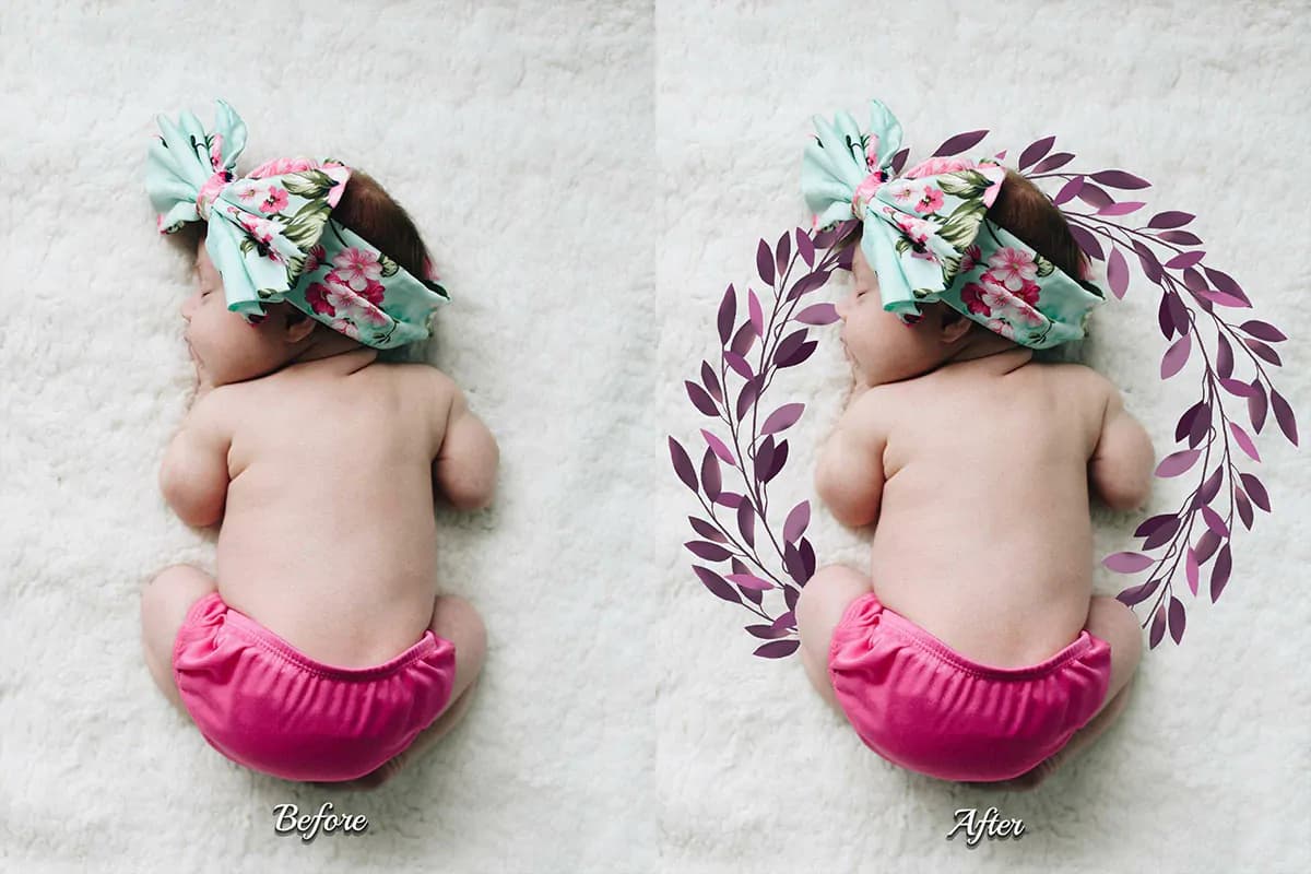 45 PNG حلقه شاخ و برگ — تصویر ۳