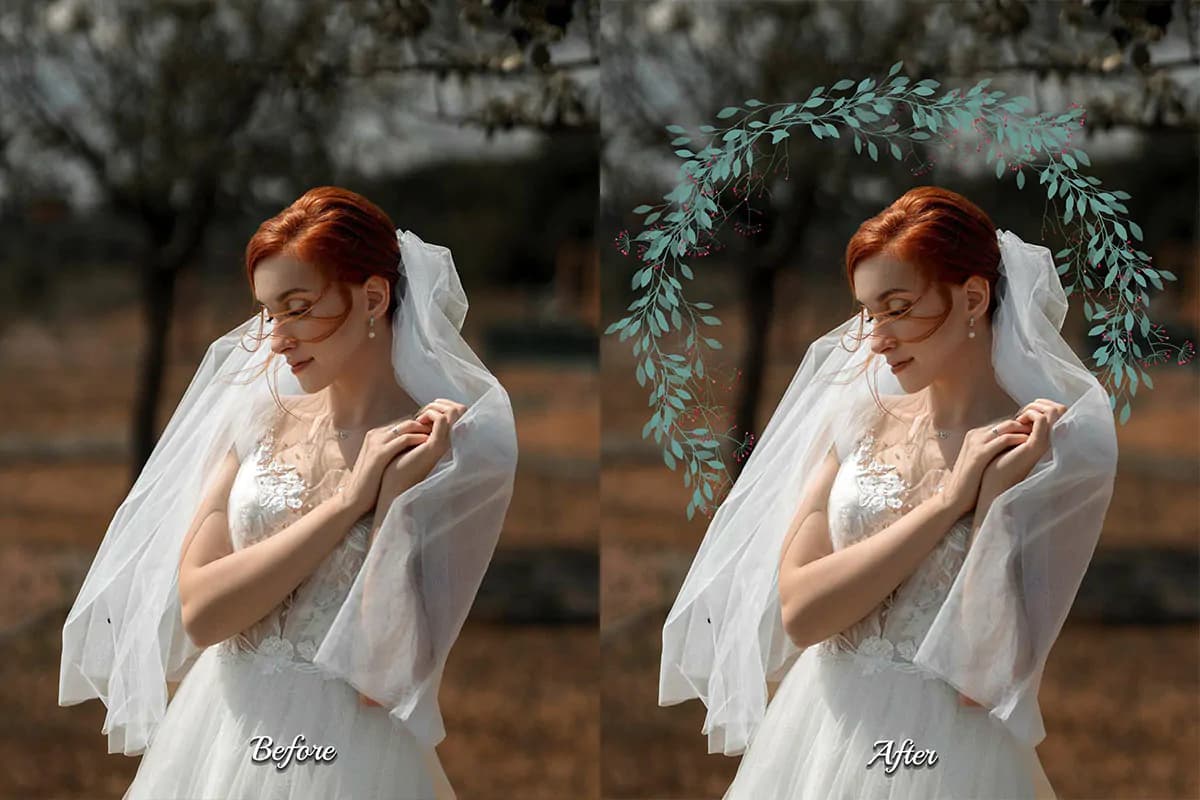 45 PNG حلقه شاخ و برگ — تصویر ۵