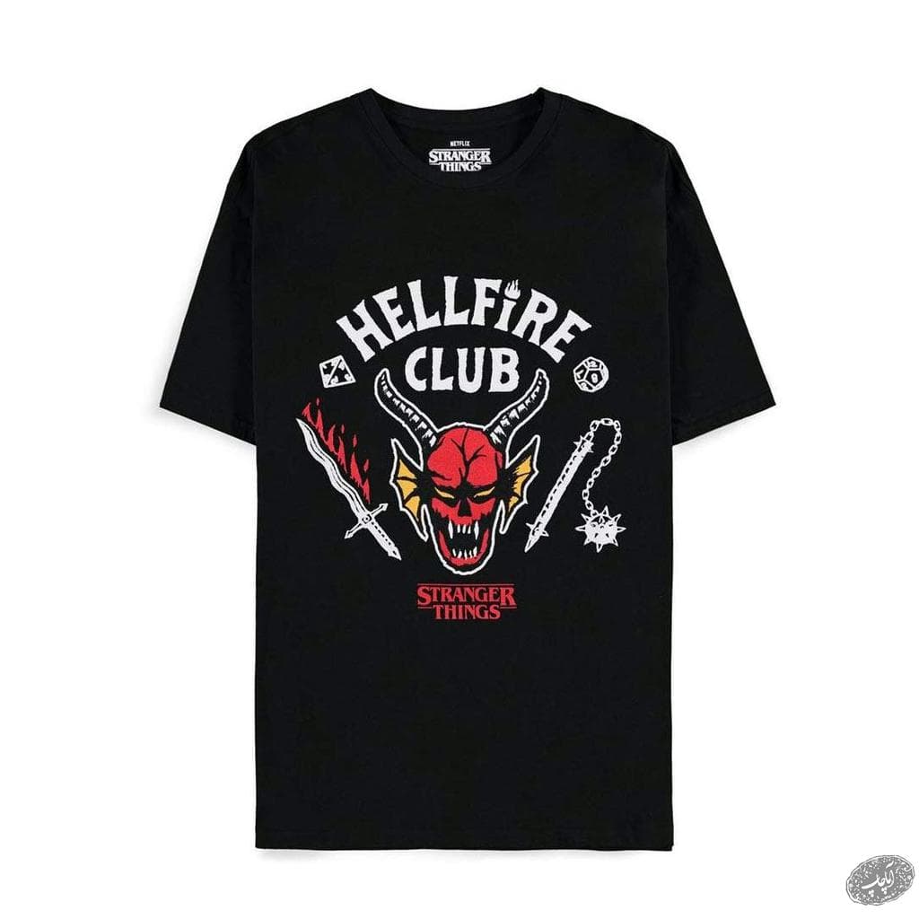 تیشرت Hellfire Club طرح مشکی