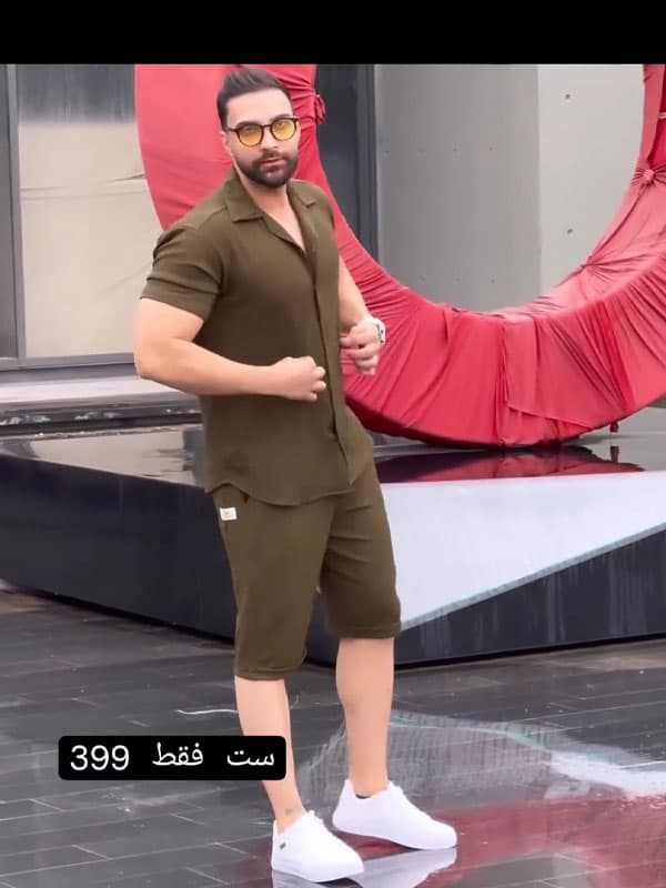 تیشرت و شلوارک مردونه مدل آلکام