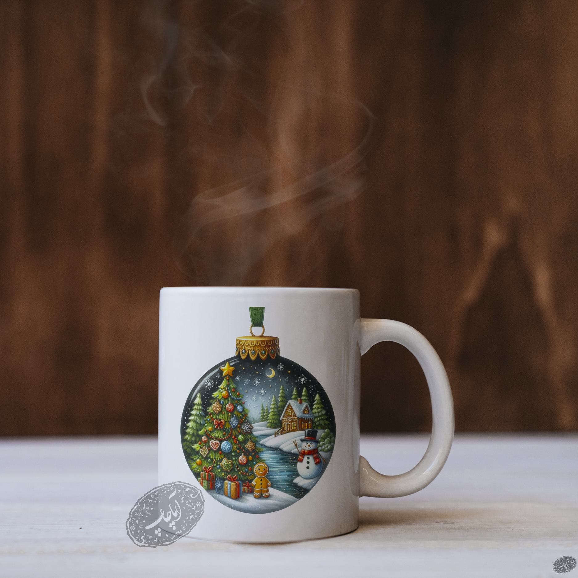 ماگ گوی درخت کریسمسی