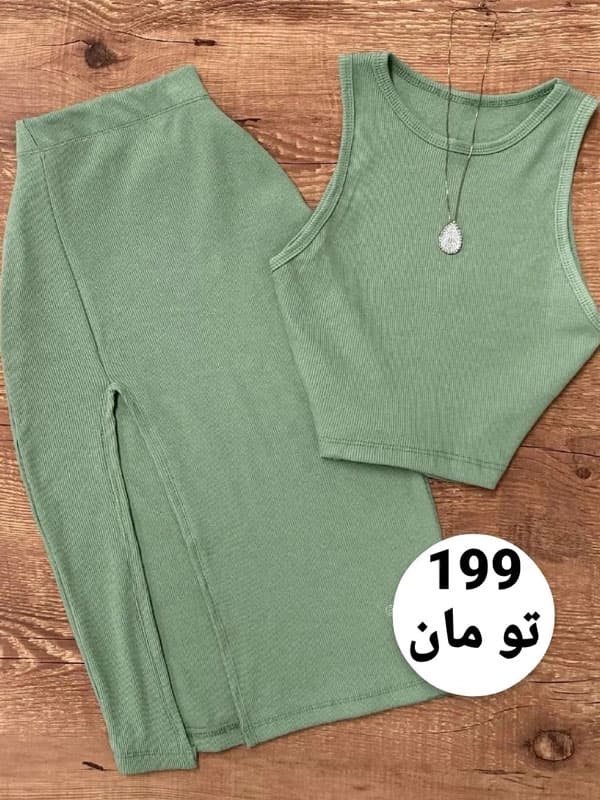 تاپ و دامن دخترونه مدل ساناز — تصویر ۲