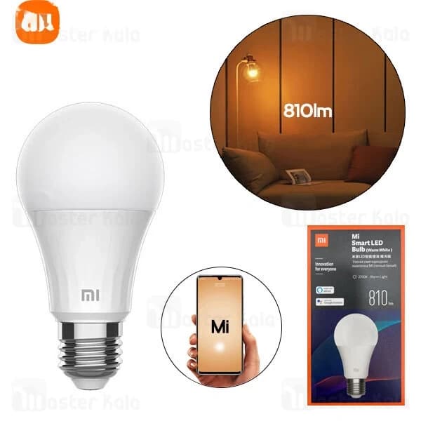 لامپ هوشمند شیائومی Mi LED Smart Bulb Warm White مدل XMBGDP01YLK — تصویر ۴