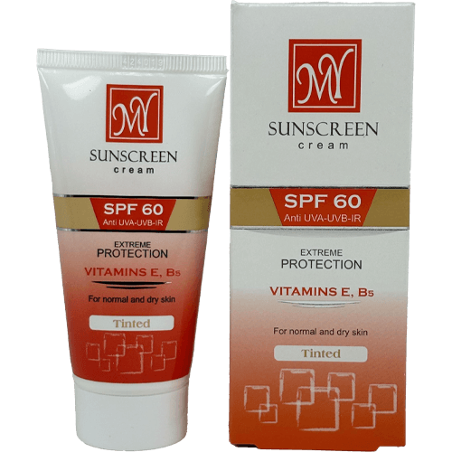 کرم ضدآفتاب مای SPF60 رنگی – محافظت قوی همراه با پوشش طبیعی برای پوست خشک و معمولی