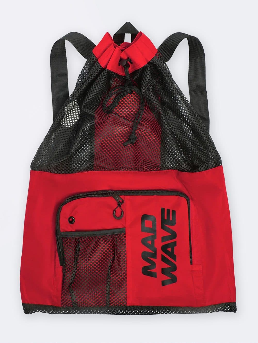 کیف مخصوص و حرفه ای شنا مش بگ ( mesh bag ) مدویو ( MAD WAVE ) قرمز