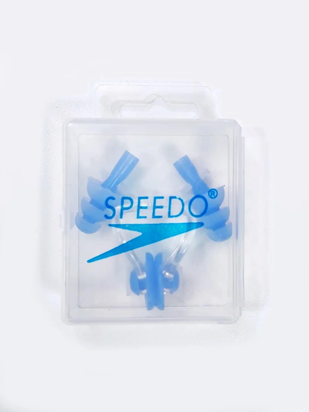 ست بینی گیر و گوش گیر با جنس سیلیکونی اسپیدو ( Speedo ) آبی رنگ — تصویر ۳