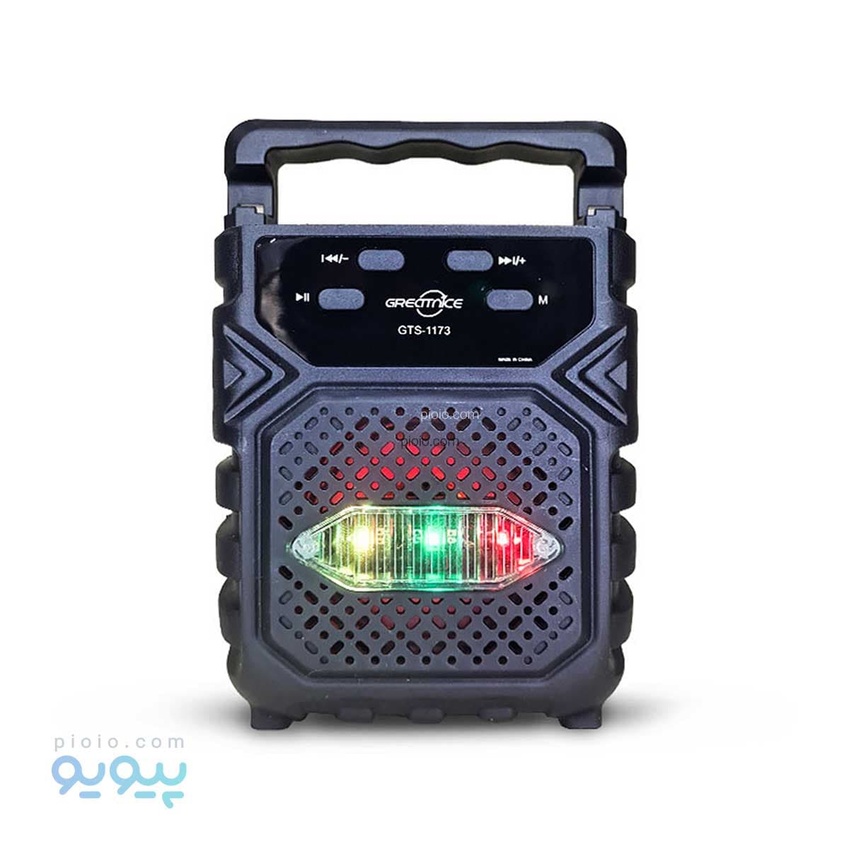 اسپیکر بلوتوثی قابل حمل گریت نایس مدل GTS-1173 — تصویر ۳