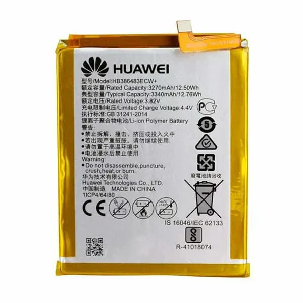 باتری اورجینال گوشی هواوی Nova Plus مدل HB386483ECW