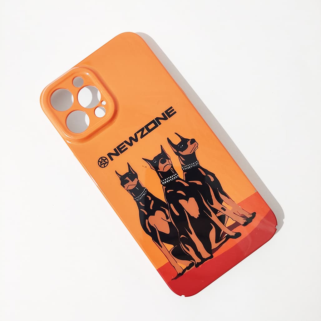 کاور کد 1258 مناسب برای گوشی موبایل اپل iPhone 12 Pro Max سگ های دوبرمن — تصویر ۳