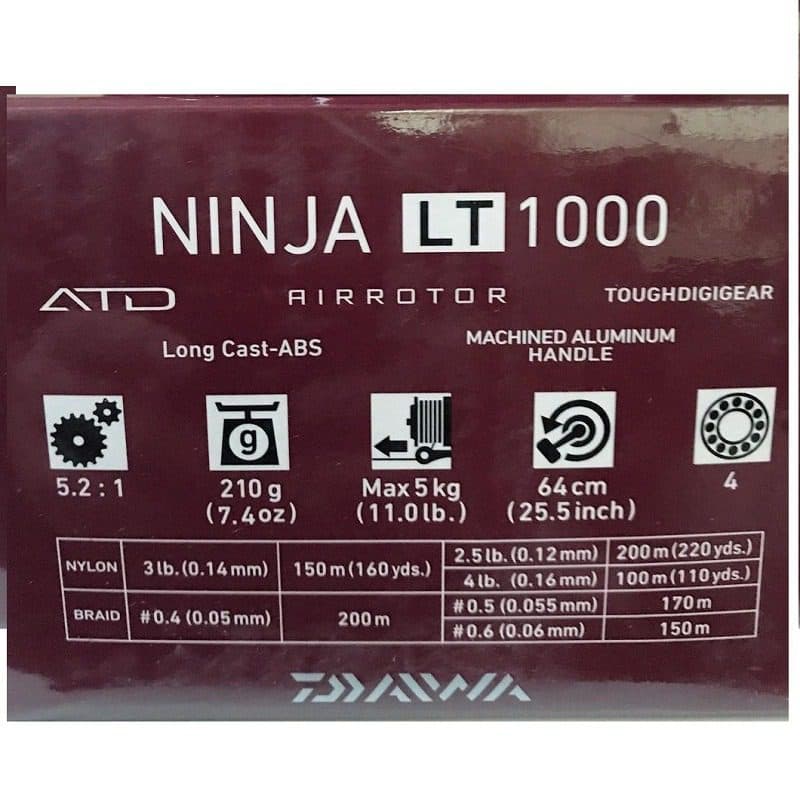 چرخ ماهیگیری دایوا DAIWA 18 Ninja LT 1000 — تصویر ۴