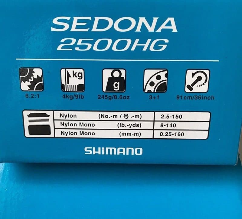 چرخ ماهیگیری شیمانو سدونا Shimano Sedona 2500HG — تصویر ۴